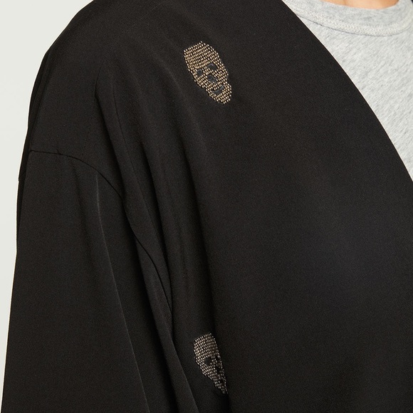 Chaser | Black Skull Embellished Jacket | Women’s Blazer | Medium - Picture 5 of 10